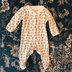 Jojo Maman Bebe Lamb sleepsuit